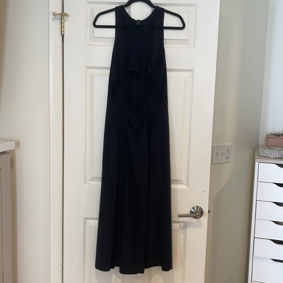 Athleta Black Halter A-Line Midi Dress - Picture 8 of 10